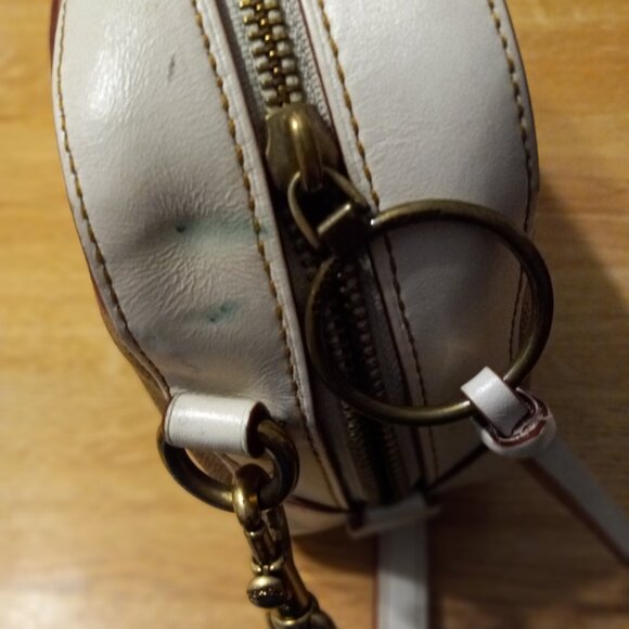 COACH Camera bag Signature Canvas & Leather Crossbody Bag Handbag Purse # 31208 - Picture 10 of 10